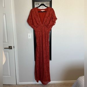 BHLDN Hutch Lindy dress in Cinnamon